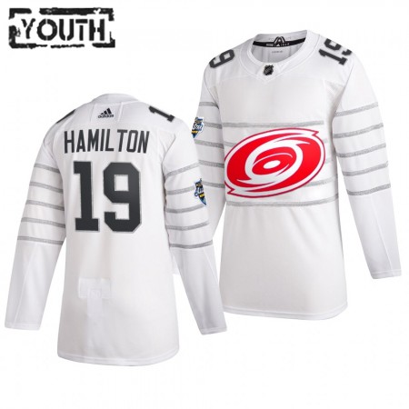 Lapsille NHL Carolina Hurricanes Pelipaita Dougie Hamilton 19 Valkoinen 2020 NHL All-Star Adidas Authentic 